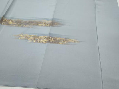 平和屋着物●訪問着　駒刺繍　立波文　金彩　正絹　逸品　CAAZ8190vf