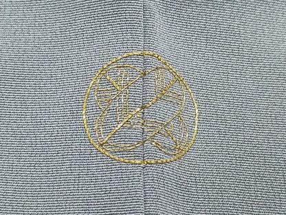 平和屋着物●訪問着　駒刺繍　立波文　金彩　正絹　逸品　CAAZ8190vf