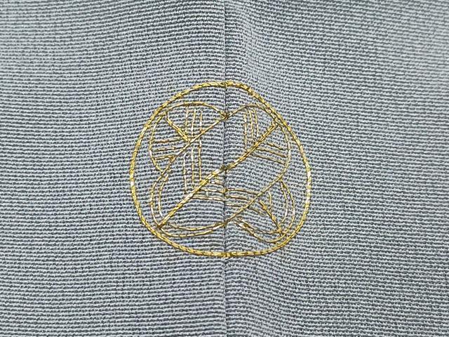 平和屋着物●訪問着　駒刺繍　立波文　金彩　正絹　逸品　CAAZ8190vf
