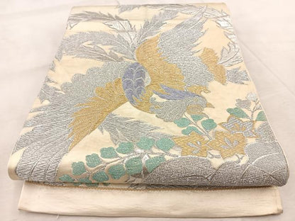 平和屋着物◎六通柄　京袋帯　鳳凰桐文　金銀糸　BAAV6532yc