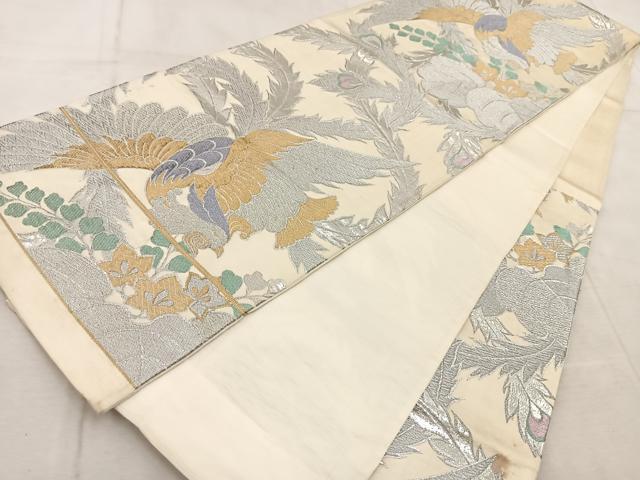 平和屋着物◎六通柄　京袋帯　鳳凰桐文　金銀糸　BAAV6532yc