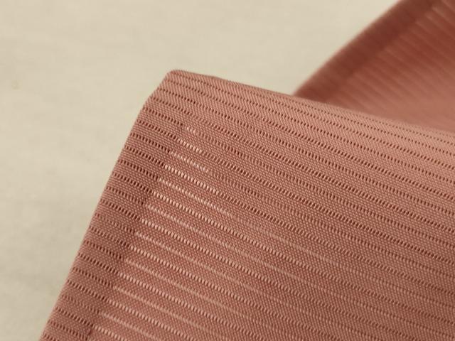 平和屋着物＊夏物 色無地 絽 砺茶色 正絹 逸品 AABC9881jd