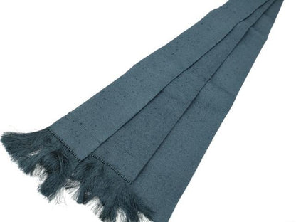 平和屋着物●男性 角帯 紬地 霞文 正絹 逸品 CABA0993hy