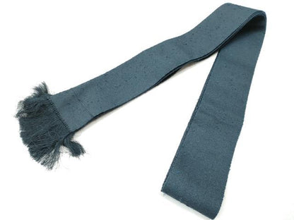 平和屋着物●男性 角帯 紬地 霞文 正絹 逸品 CABA0993hy