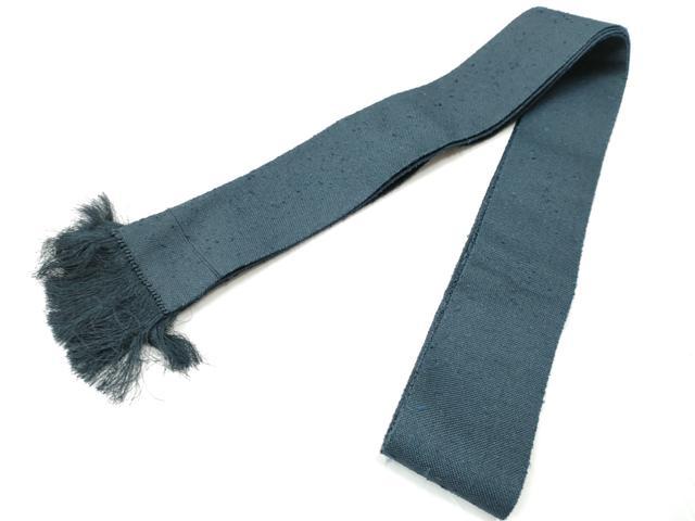 平和屋着物●男性 角帯 紬地 霞文 正絹 逸品 CABA0993hy