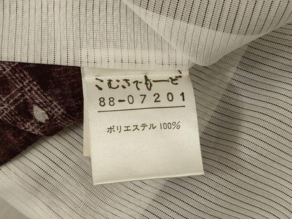 平和屋着物＊夏物 こむさでもーど・COMME CA DU MODE 小紋 紗 舞桜文 洗える着物 未使用 AABC9936jd