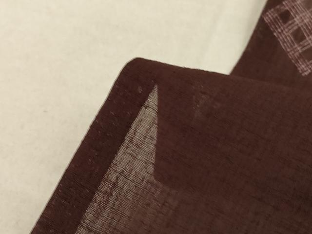 平和屋着物＊夏物 こむさでもーど・COMME CA DU MODE 小紋 紗 舞桜文 洗える着物 未使用 AABC9936jd