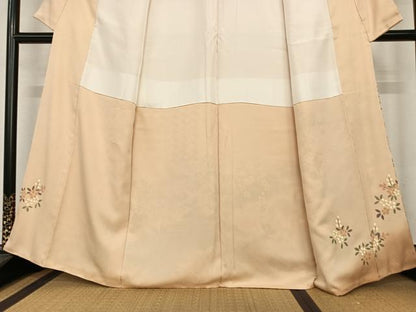 平和屋着物●豪華色留袖　友禅　絞り　鳳凰草花文　金彩　正絹　逸品　AABC5040zg