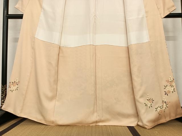 平和屋着物●豪華色留袖　友禅　絞り　鳳凰草花文　金彩　正絹　逸品　AABC5040zg