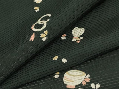 平和屋着物＊夏物 小紋 絽 茶道具 正絹 逸品 AABD3316jd