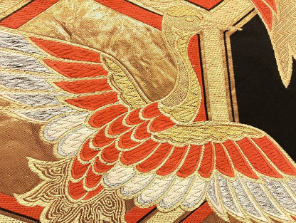 平和屋着物■袋帯 西陣 まとめて100点 鳳凰 鶴 鳥 向かい蝶 風景 更紗 花柄 宝相華 南蛮船 佐賀錦 金銀糸 未使用品あり 全て正絹 mmm002