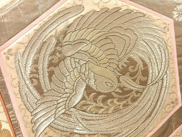 平和屋着物■袋帯 西陣 まとめて100点 鳳凰 鶴 鳥 向かい蝶 風景 更紗 花柄 宝相華 南蛮船 佐賀錦 金銀糸 未使用品あり 全て正絹 mmm002