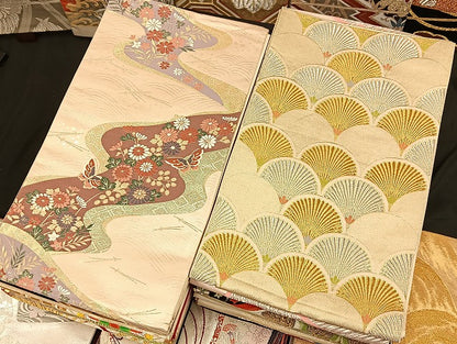 平和屋着物■袋帯 西陣 まとめて100点 鳳凰 向かい鶴 向かい蝶 更紗 花柄 宝相華 正倉院 佐賀錦 金銀糸  未使用品あり 全て正絹 mmm009
