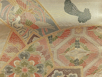平和屋着物■袋帯 西陣 まとめて100点 鳳凰 鶴 人物 向かい蝶 更紗 花柄 宝相華 正倉院 佐賀錦 金銀糸 など 未使用品あり 全て正絹 mmm003