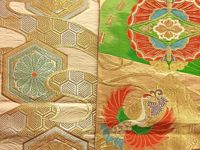 平和屋着物■袋帯 西陣 まとめて100点 鶴 向かい蝶 更紗 花柄 宝相華 金銀糸 など 着用可能多数 未使用品あり 全て正絹 mmm005