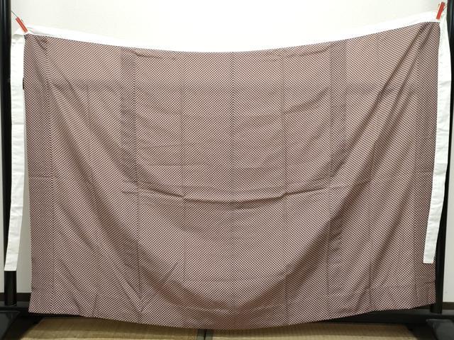平和屋着物●長襦袢 無双仕立て 二部式 市松文様 正絹 逸品 CAAZ8327vf