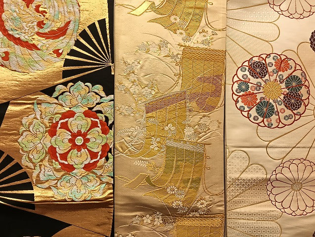 平和屋着物■袋帯 西陣 まとめて100点 鳳凰 鴛鴦 人物 向かい蝶 風景 花柄 宝相華 正倉院 服部織物 金銀糸 未使用品あり 全て正絹 mmm017
