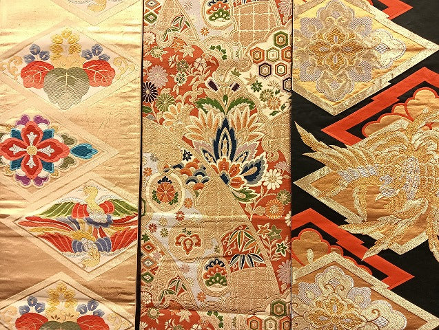 平和屋着物■袋帯 西陣 まとめて100点 鳳凰 蝶 更紗 花柄 宝相華 金銀糸 など 着用可能多数 未使用品あり 全て正絹 mmm022