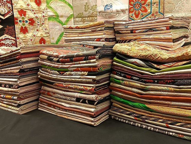 平和屋着物■袋帯 西陣 まとめて100点 鳳凰 孔雀 鴛鴦 蝶 更紗 花柄 宝相華 佐賀錦 金銀糸 など 着用可能多数 未使用品有 全て正絹 mmm013