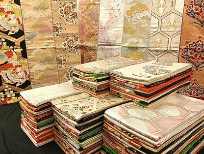 平和屋着物■袋帯 西陣 まとめて100点 鳳凰 向かい鶴 雉 孔雀羽 更紗 宝相華 金銀糸 など 着用可能多数 未使用品あり 全て正絹 mmm024