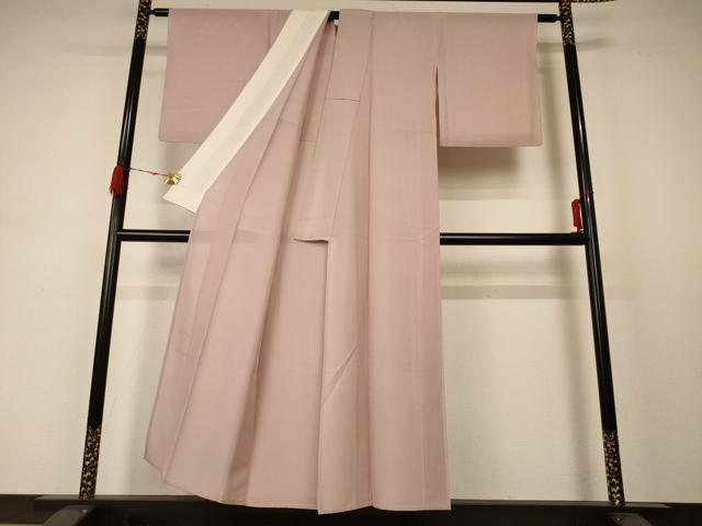 平和屋着物＊夏物 色無地 絽 洗柿色 正絹 逸品 AABD3379jd