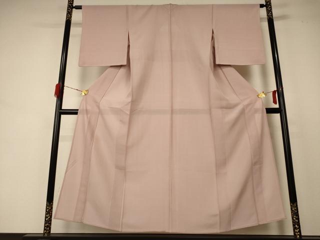 平和屋着物＊夏物 色無地 絽 洗柿色 正絹 逸品 AABD3379jd