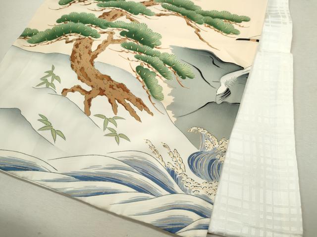 平和屋着物[]お宮参り　男の子　祝着　産着　初着　のしめ　駒刺繍　戦　金彩　逸品　CAAZ7052ze