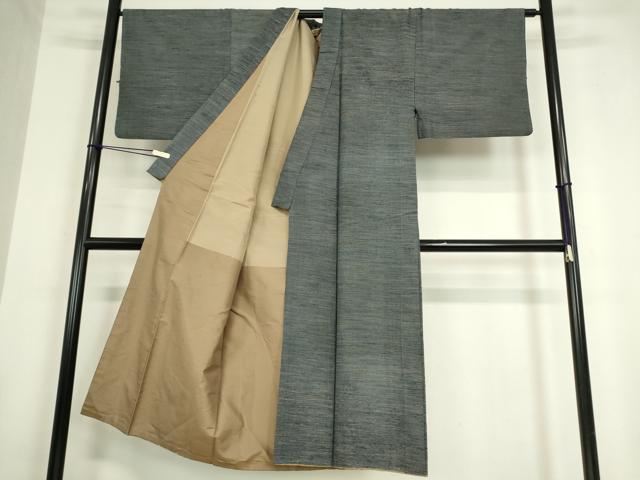 平和屋着物●男性　紬　霞文　正絹　逸品　DAAY9264az