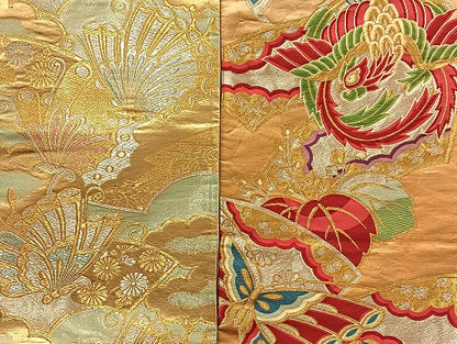 平和屋着物■袋帯 西陣 まとめて100点 鳳凰 蝶 更紗 花柄 七宝 正倉院 金銀糸 など 着用可能多数 未使用品あり 全て正絹 mmm036