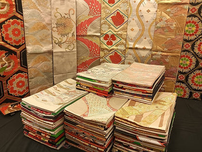 平和屋着物■袋帯 西陣 まとめて100点 鳳凰 鶴 孔雀 人物 蝶 風景 更紗 花柄 正倉院 金銀糸 など 着用可能多数 未使用品有 全て正絹 mmm029