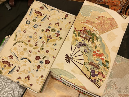 平和屋着物■袋帯 西陣 まとめて100点 鳳凰 鶴 尾長鳥 孔雀 蝶 風景 更紗 花柄 正倉院 佐賀錦 金銀糸 など 未使用品あり 全て正絹 mmm037