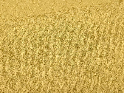 平和屋着物●上質な色無地 紋意匠 黄橡色 正絹 逸品 CAAZ8381vf