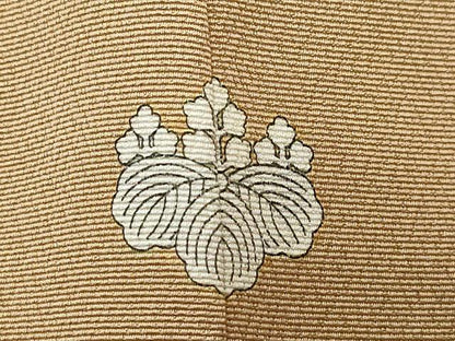 平和屋着物●豪華色留袖　地紙飛鶴草花文　暈し染め　金銀彩　正絹　逸品　CAAZ8349vf