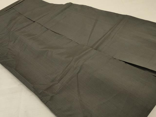 平和屋着物＊夏物 男性 行灯袴 縞 正絹 逸品 AABD4508jd