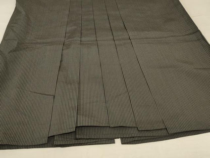 平和屋着物＊夏物 男性 行灯袴 縞 正絹 逸品 AABD4508jd