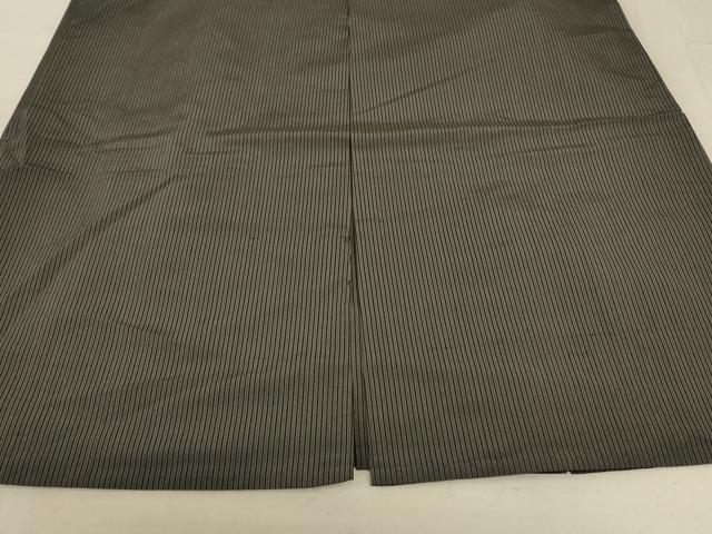 平和屋着物＊夏物 男性 行灯袴 縞 正絹 逸品 AABD4508jd