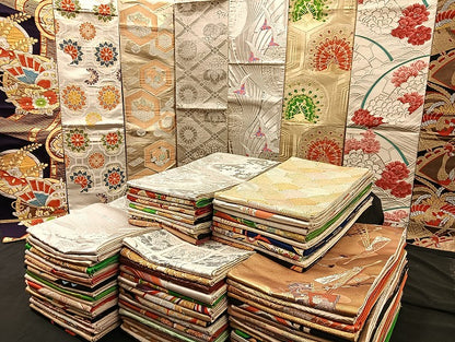 平和屋着物■袋帯 西陣 まとめて100点 鳳凰 鶴 孔雀 蝶 花柄 正倉院 金銀糸 など 着用可能多数 未使用品あり 全て正絹 mmm049