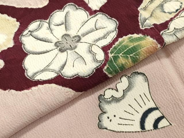 平和屋着物●訪問着　辻が花　絞り　正絹　逸品　CABA1361gh