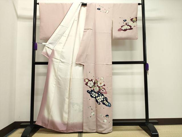 平和屋着物●訪問着　辻が花　絞り　正絹　逸品　CABA1361gh
