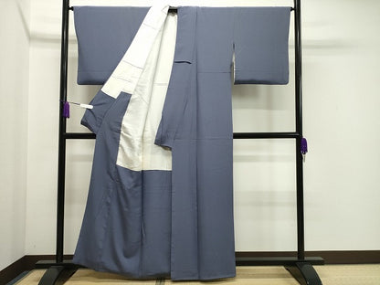 平和屋着物●上質な色無地　紅碧色　正絹　逸品　CABA1306gh