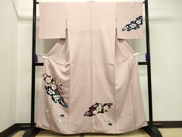 平和屋着物●訪問着　辻が花　絞り　正絹　逸品　CABA1361gh