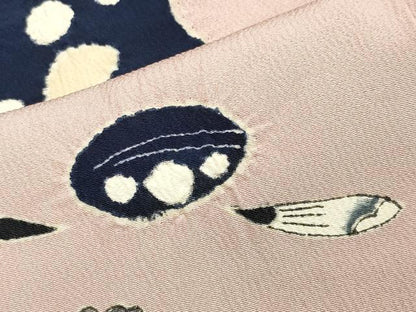 平和屋着物●訪問着　辻が花　絞り　正絹　逸品　CABA1361gh