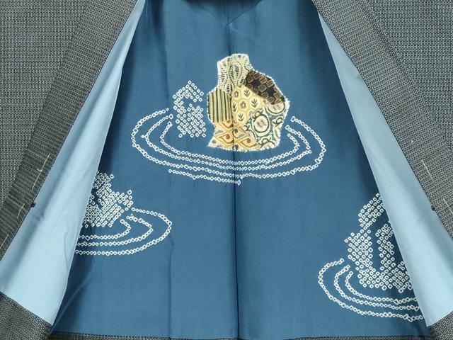 平和屋着物■極上　男性　本場大島紬　アンサンブル　長羽織　100亀甲　総詰め　逸品　未使用　DZAB2712kh6