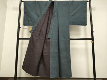 平和屋着物■極上　男性　本場大島紬　アンサンブル　長羽織　100亀甲　総詰め　逸品　未使用　DZAB2712kh6