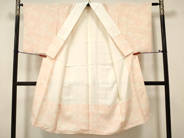 平和屋着物■長襦袢 袷 流水楓文 正絹 逸品 DAAY6350ea