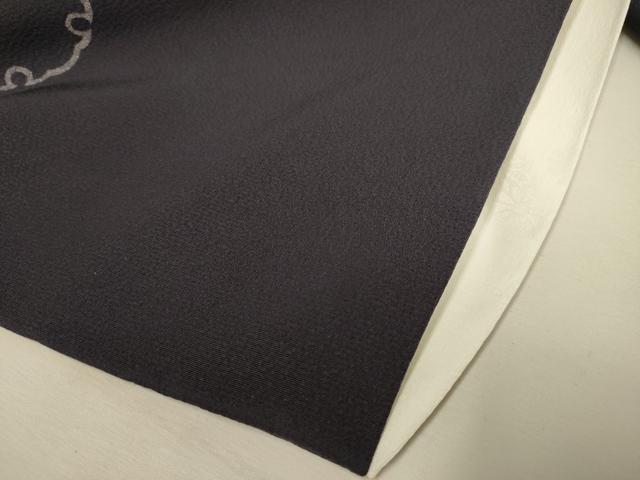 平和屋着物●上質な小紋 雪輪 雪の結晶 正絹 逸品 DAAX8512du