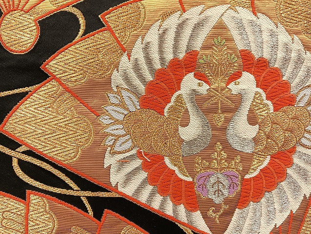 平和屋着物■袋帯 西陣 まとめて100点 鳳凰 向かい鶴 蝶 更紗 花柄 宝相華 まいづる 金銀糸 など 未使用品あり 全て正絹 mmm055