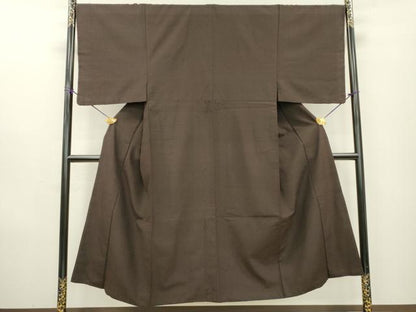 平和屋着物●男性　紬　アンサンブル　霞文　正絹　逸品　DAAX9968fe