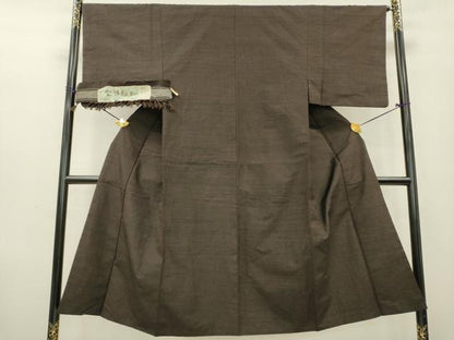 平和屋着物●男性 雪風紬 アンサンブル 霞文 さが美扱い 反端付き 正絹 逸品 DAAZ6023fe