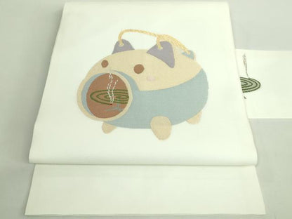 平和屋着物＊極上　夏物　九寸名古屋帯　蚊取り線香　逸品　未使用　DZAB2011kh6